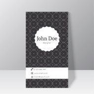 Trendy business card template N8