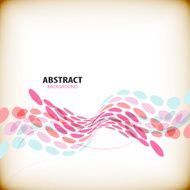 Abstract colorful wave shapes background