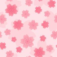 seamless pattern cherry blossoms