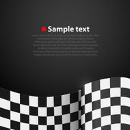 Racing checkered finish flag vector background N2