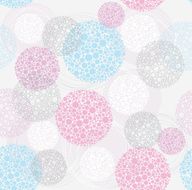 Abstract cute seamless polka dot circle background pattern
