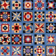 folk art quilt