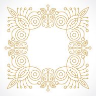 floral frame N91