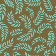 Seamless leaf pattern N61