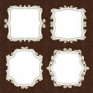 ornate set of banners