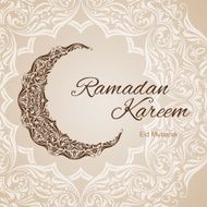 Ramadan Kareem greeting card