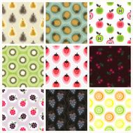 Seamless pattern - fruits