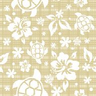 Seamless sea turtle tile