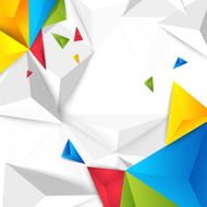 Vector color background abstract polygon triangle N2