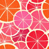 Grapefruit seamless background