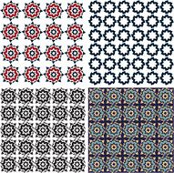 Geometric vector background Arabic pattern
