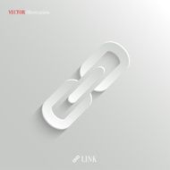 Link icon - vector web background