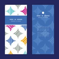 Vector colorful marble textured tiles vertical frame pattern invitation greeting