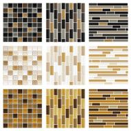 Seamless glass tile background N2