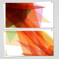 Vector business-card set for your design N110