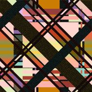 Seamless lines and blocks background in dark colors