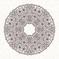 Vector pattern in Eastern style N5