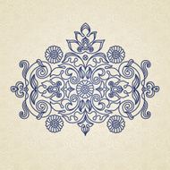 Vector vintage pattern in Eastern style N2