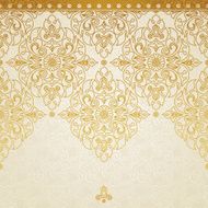 Vector seamless border in Eastern style N33