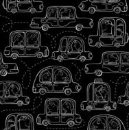 Pattern with cars