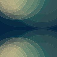 Evening Semi Circle Background Square