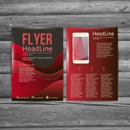 Abstract Brochure Flyer design vector template N2