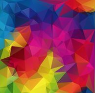 colorful polygonal mosaic background Business design templates N2