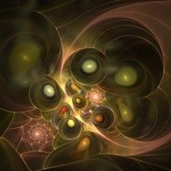Abstract shapes background