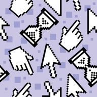Pointer seamless pattern