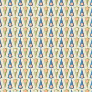Pyramid pattern Blue-Green