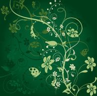Floral background N695