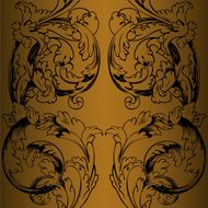 seamless scroll pattern