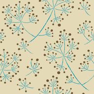 Seamless hand drawn floral pattern N8