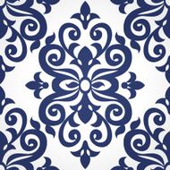 Vector seamless pattern in Victorian style N14