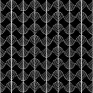 Abstract pattern based on a Traditional African Ornament Monochrome colors
