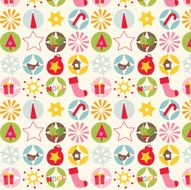 Seamless Christmas pattern design N2