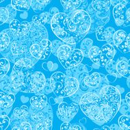 Seamless pattern of hearts N20