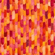Watercolor bricks Vector abstract seamless pattern
