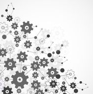 Abstract cogwheel background technology theme for your business N2
