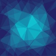 blue background with triangles