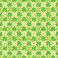 Seamless Leaf Pattern ( Vector )