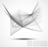Network technology communication background geometric N3