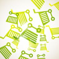 abstract background trolley