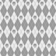 Punk Skull Argyle