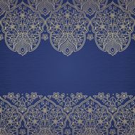 Vintage seamless border in Eastern style N10