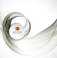 Abstract transparent fractal wave template background brochure design N9