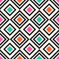 seamless colorful rhombus pattern