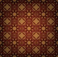 Retro star Islamic tile