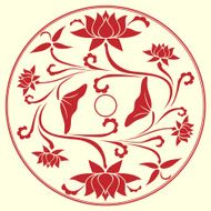 Chinese Pattern Lotus