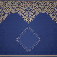 Vector seamless border in Victorian style N20